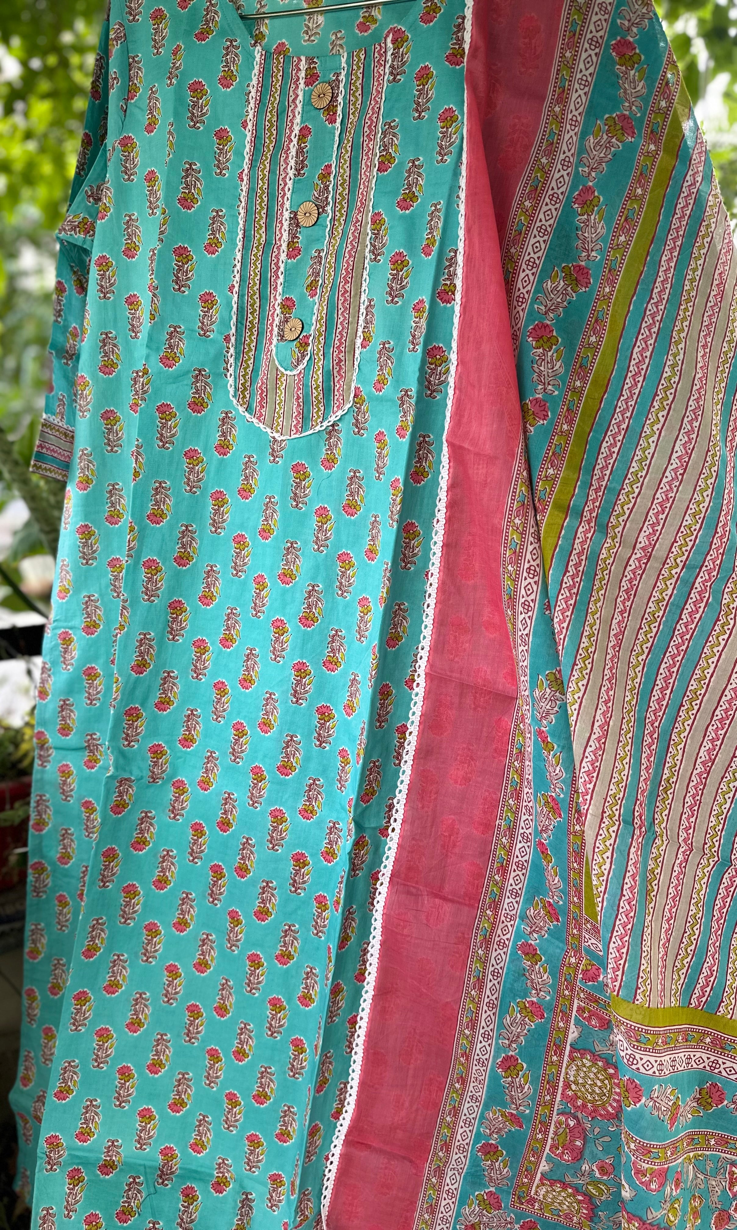 Pure Cotton Suit set