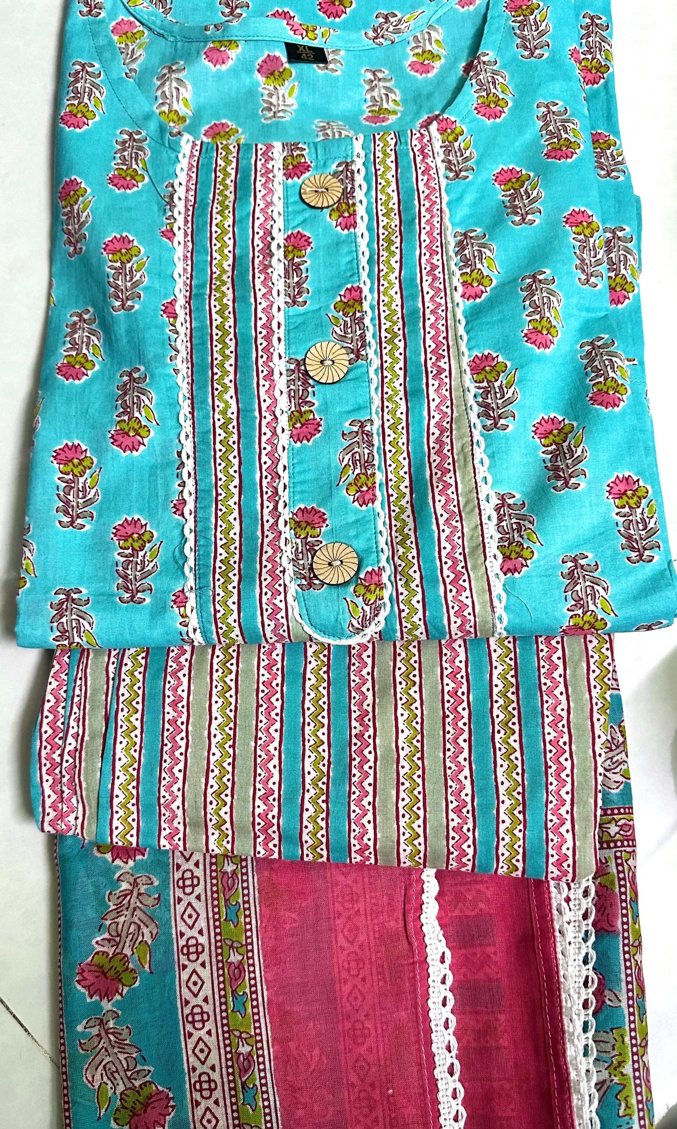 Pure Cotton Suit set