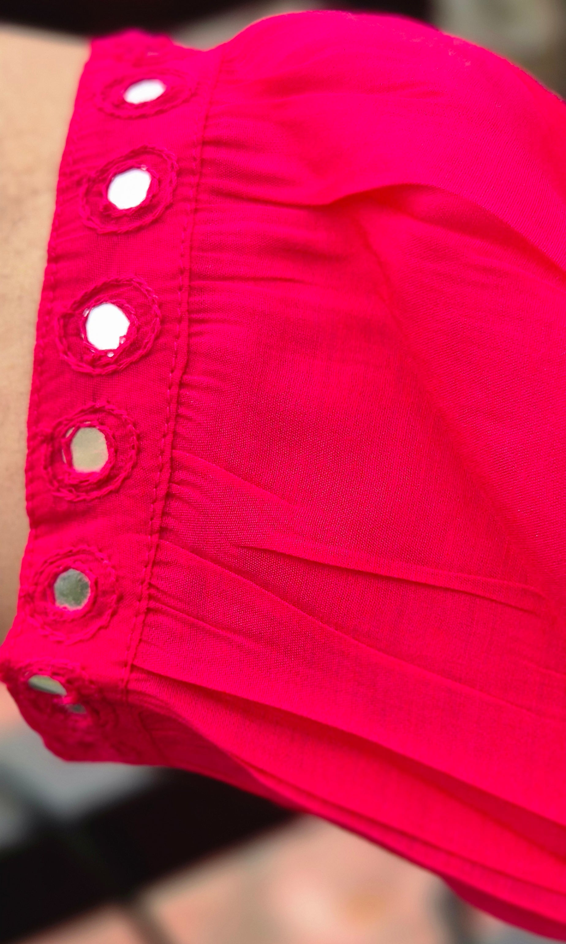 Hot Pink Kurta Set With Dupatta