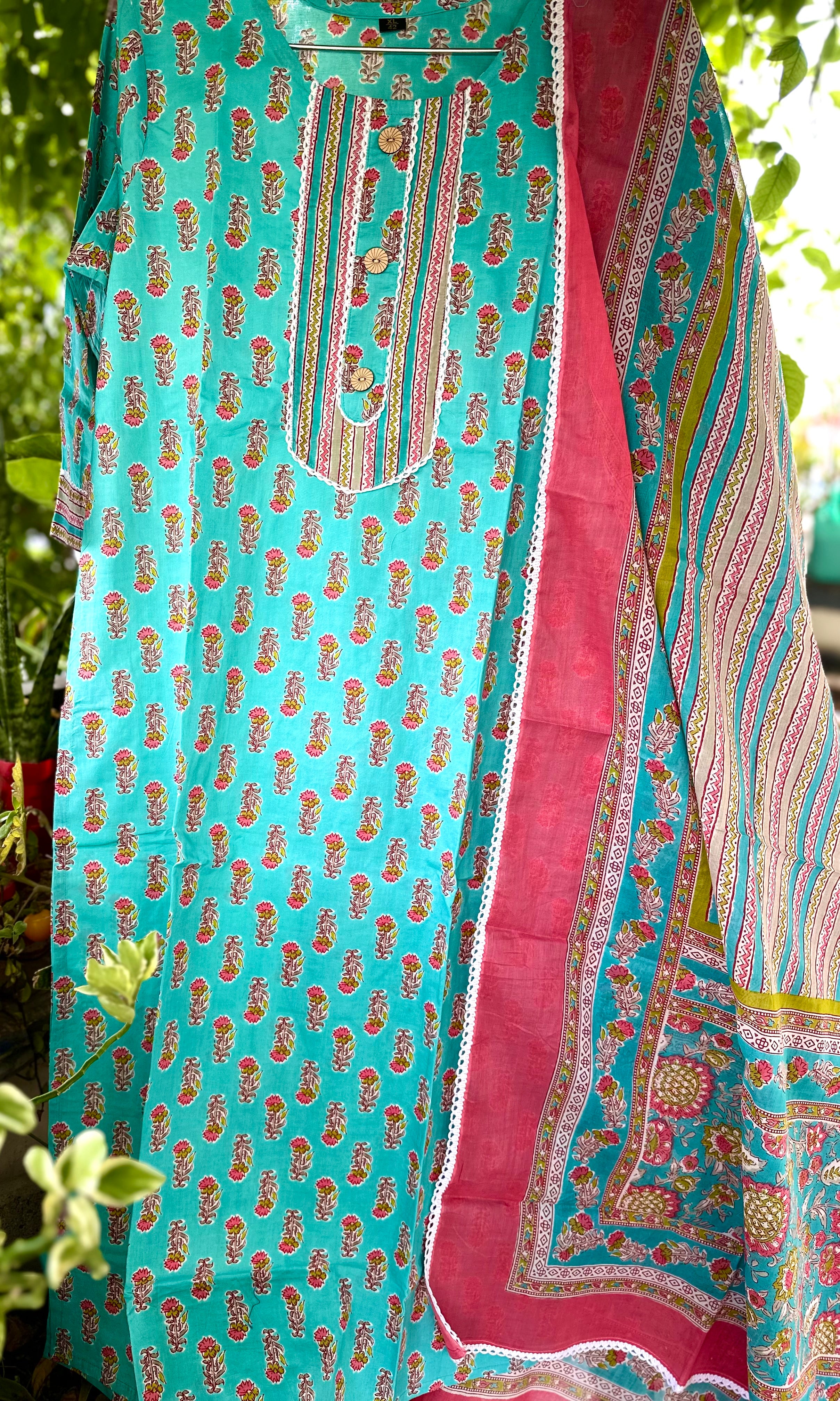 Pure Cotton Suit set