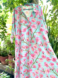 Cherry Blossom Pure Cotton Loose Fit Dress