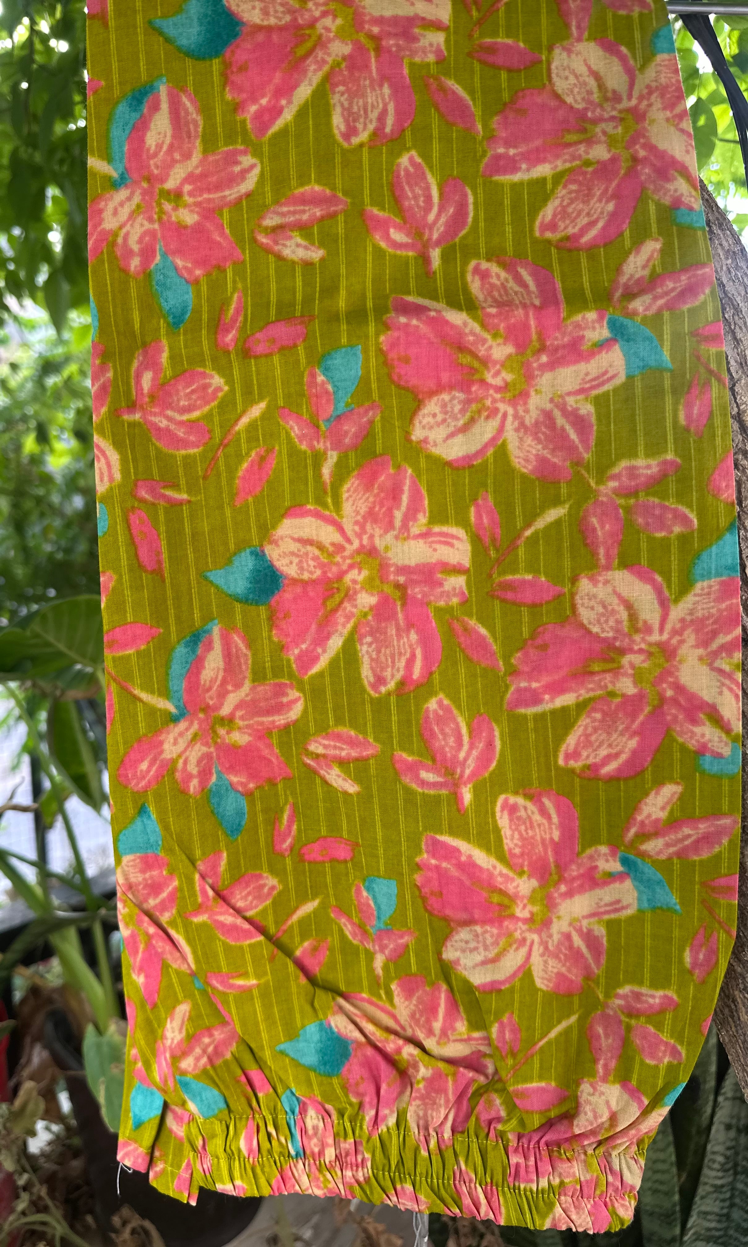 Green Floral Print Co-ord Set