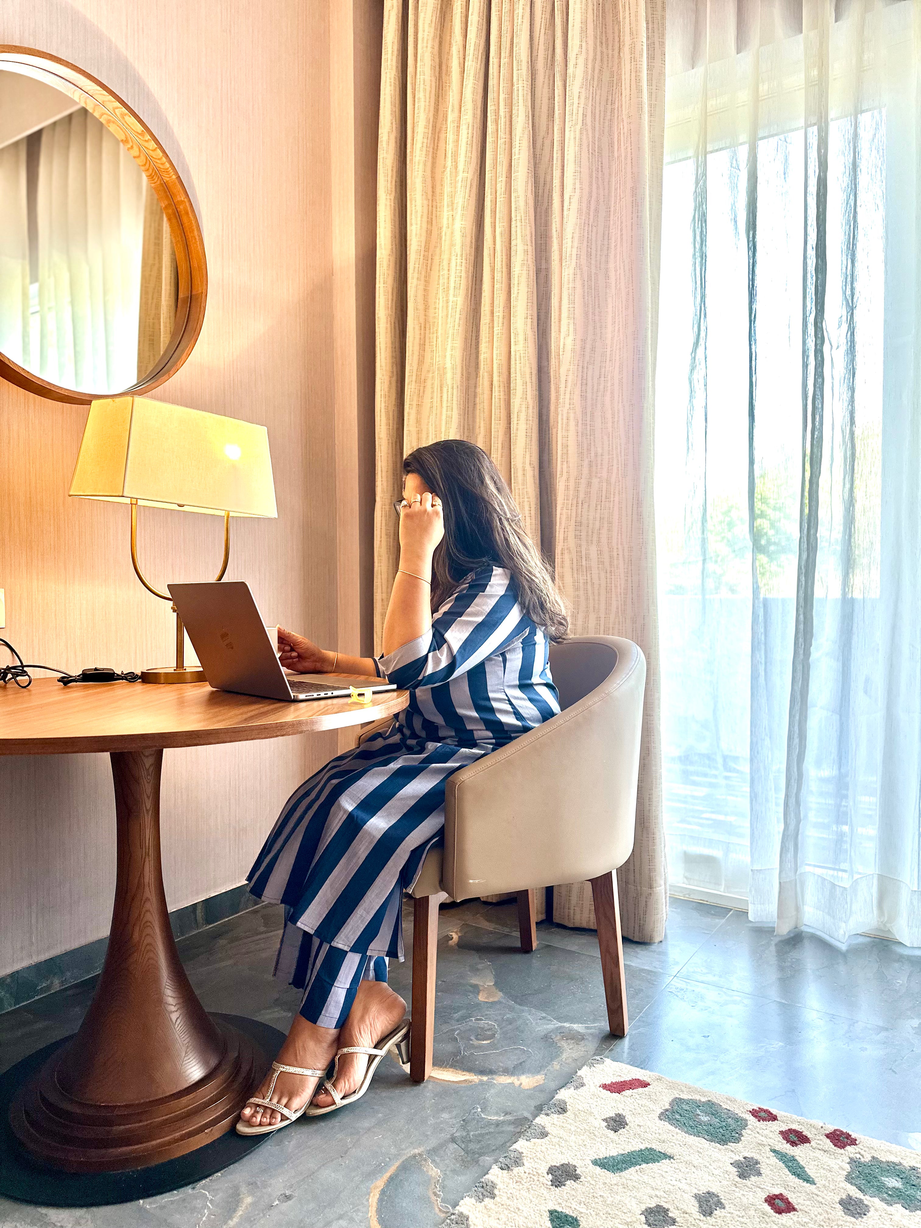 Pure Cotton Striped Co-ord Set